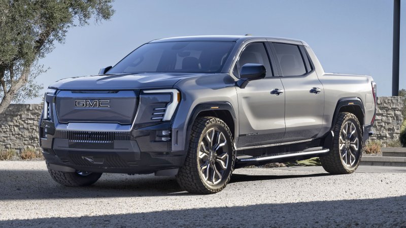 The 2024 GMC Sierra EV Pickup Truck Has 754 HP, 400-Mile Range, $108K Denali Trim