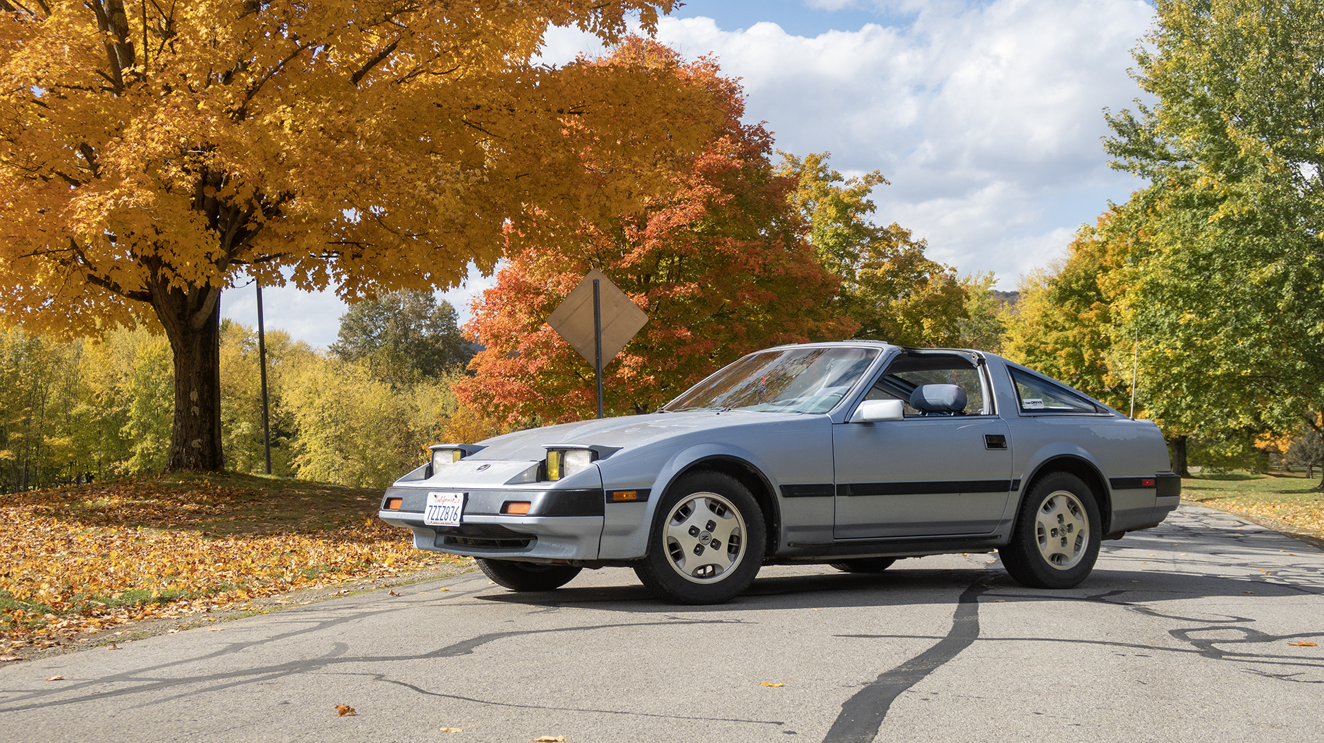 nissan 300zx fall autumn