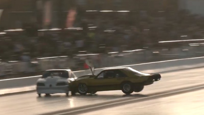 Brutal Crash Takes Out Drag Racers at World Cup Finals