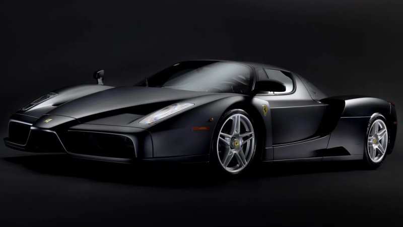 The Only Factory Matte Black Ferrari Enzo Is Heading to Auction