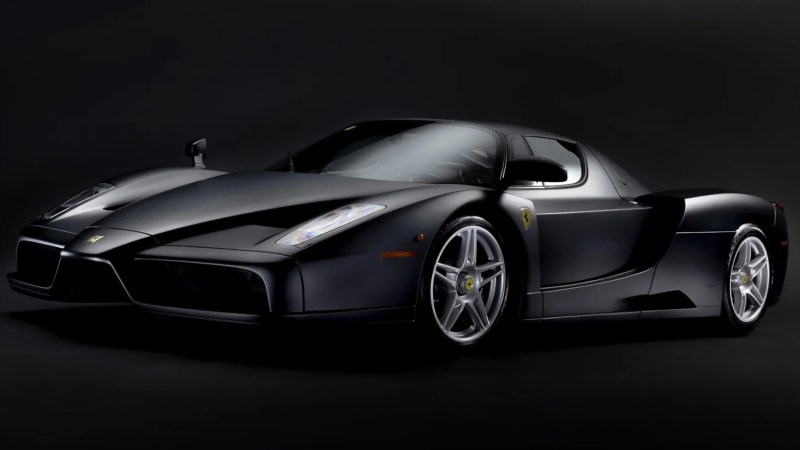 The Only Factory Matte Black Ferrari Enzo Is Heading to Auction