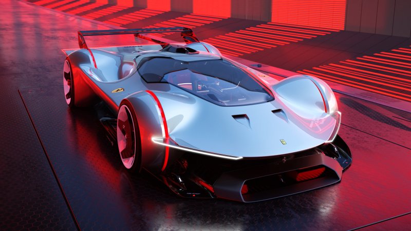 The Ferrari Vision Gran Turismo Is a 1,000-HP Hybrid Race Car for the Digital World