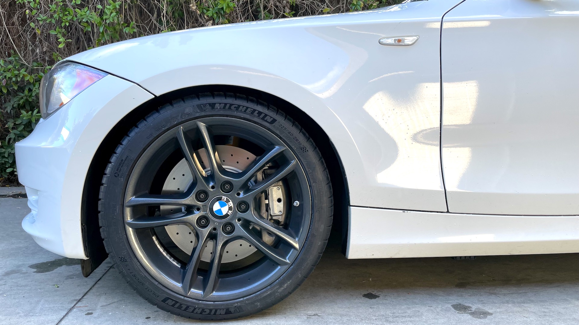 bmw 128i upgraded brakes