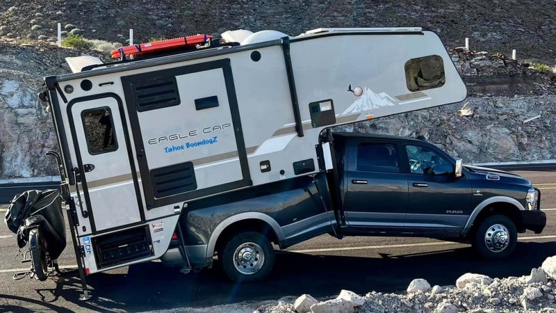 Broken Ram 3500 Dually Shows a Camper Can Still Overload a Big Truck