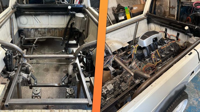 Building a McLaren V8-Powered VW Caddy Pickup Is Even Harder Than It Sounds