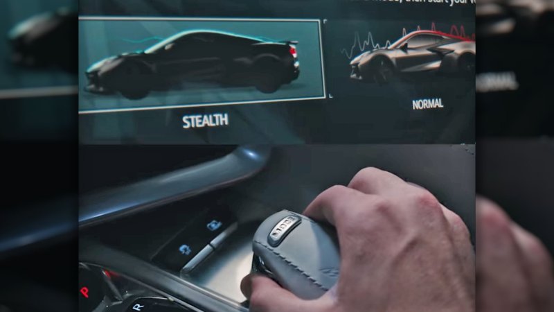 2024 Chevy Corvette E-Ray Shows Off ‘Stealth’ All-Electric Driving Mode