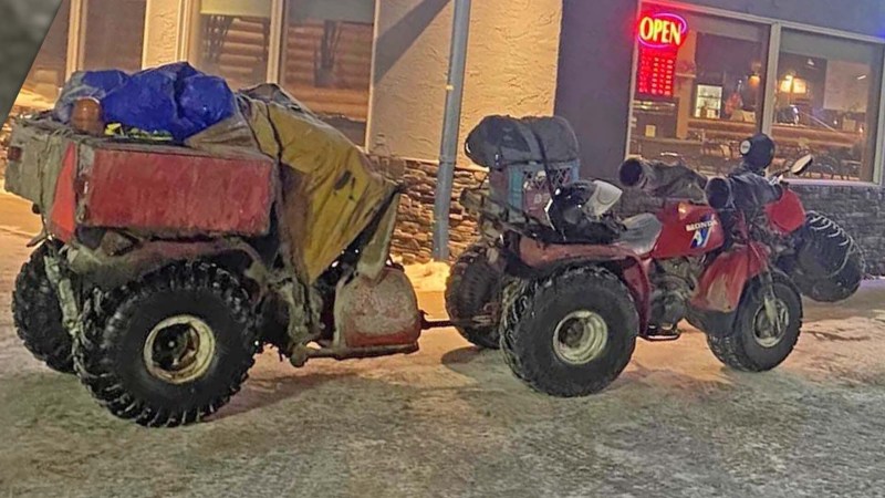 Meet the Guy Riding a Honda 3-Wheeler More Than 6,000 Miles Across Canada—In Winter