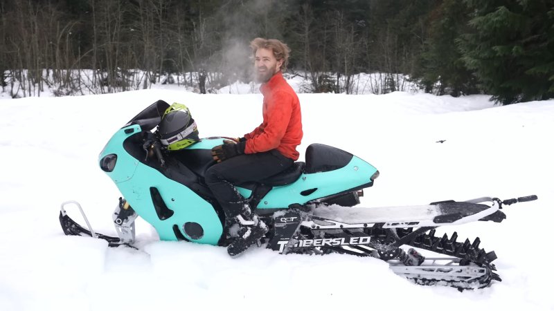 This Suzuki Hayabusa Wants To Be The World’s Fastest Snow Bike