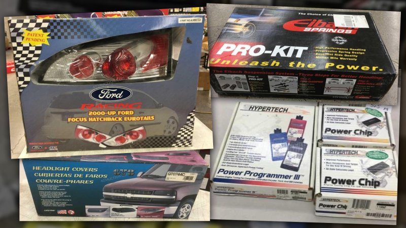 Tuner Shop Liquidation Auction Is a Treasure Trove of Tacky 2000s Car Parts