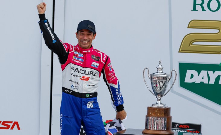 Castroneves Is Thriving in Late Career Push With Third Straight Rolex 24 at Daytona Win