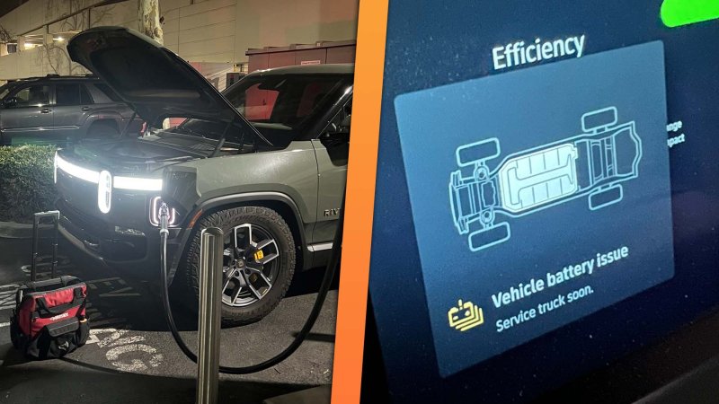 Rivian R1T Fried, Stuck to Electrify America Charger for Days After ‘Loud Boom’ While Charging