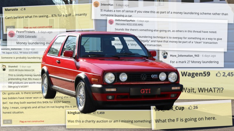 Bring a Trailer Says $87,000 VW GTI Auction Was Legit