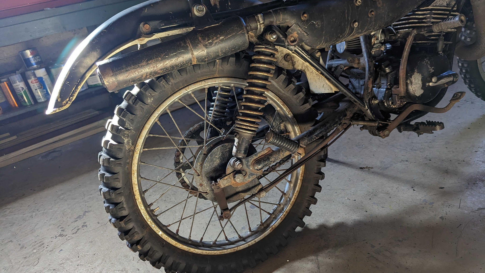 1977 TS185 coil springs