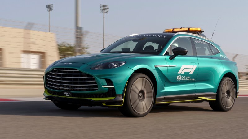 F1 Upgrades Medical Car to a Sweet 697-HP Aston Martin DBX707