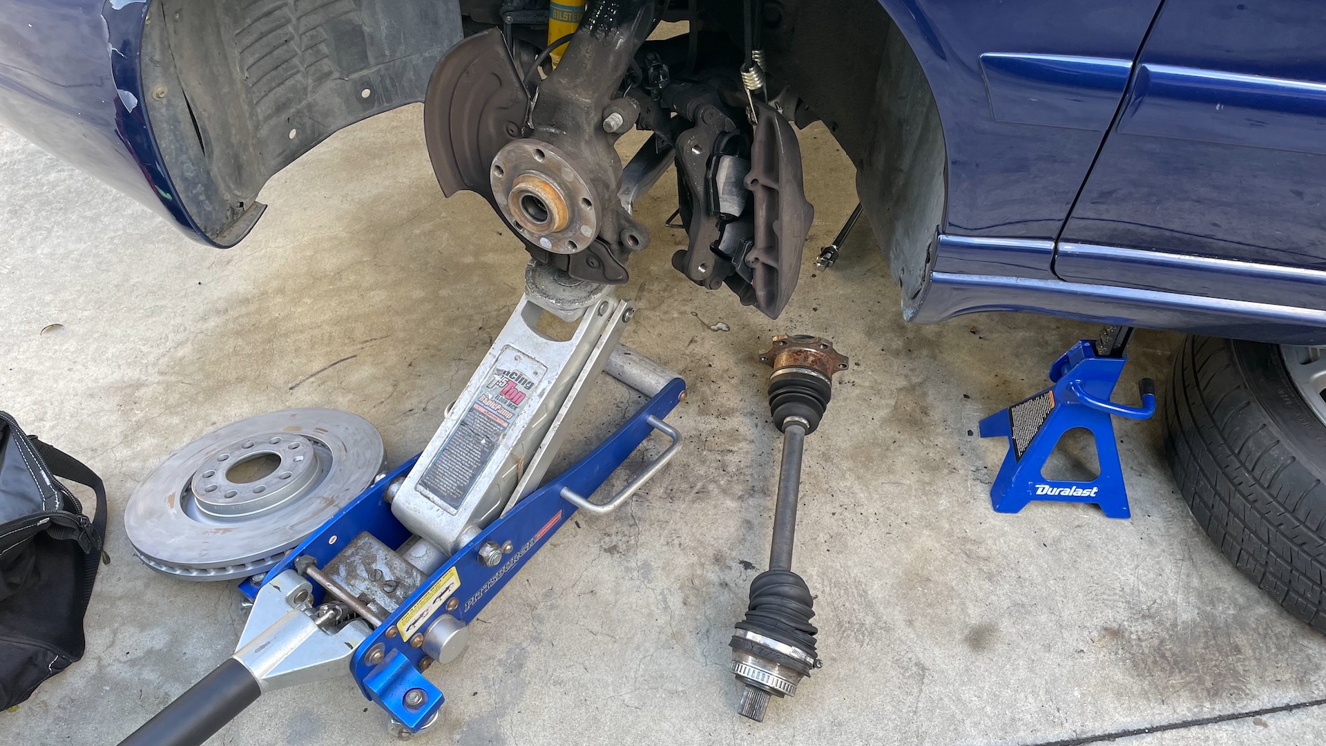 2002 Audi S4 axle job