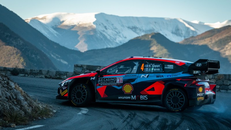 Hyundai i20 N WRC rally car