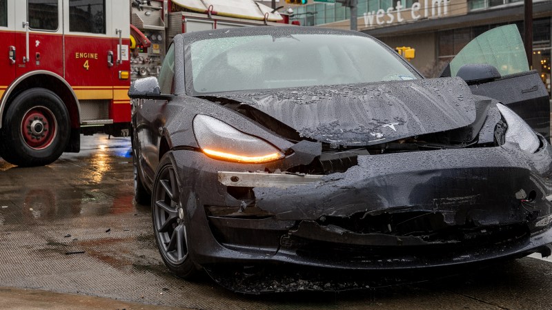 Tesla Model 3 Crash