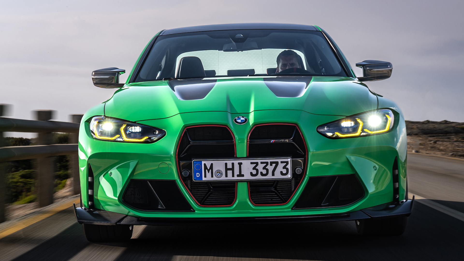 2023 BMW M3 CS in green