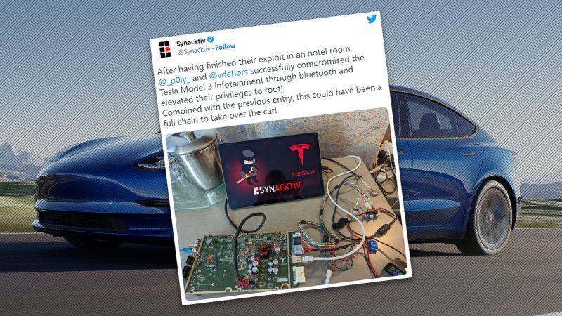 Tesla Model 3 Synacktiv Hack