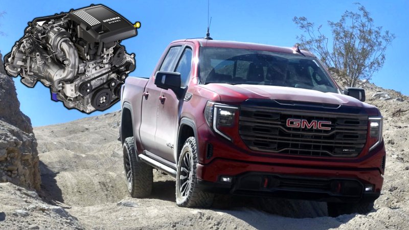 2024 GMC Sierra AT4X Now Gets 3.0-Liter Duramax Turbo Diesel as Standard