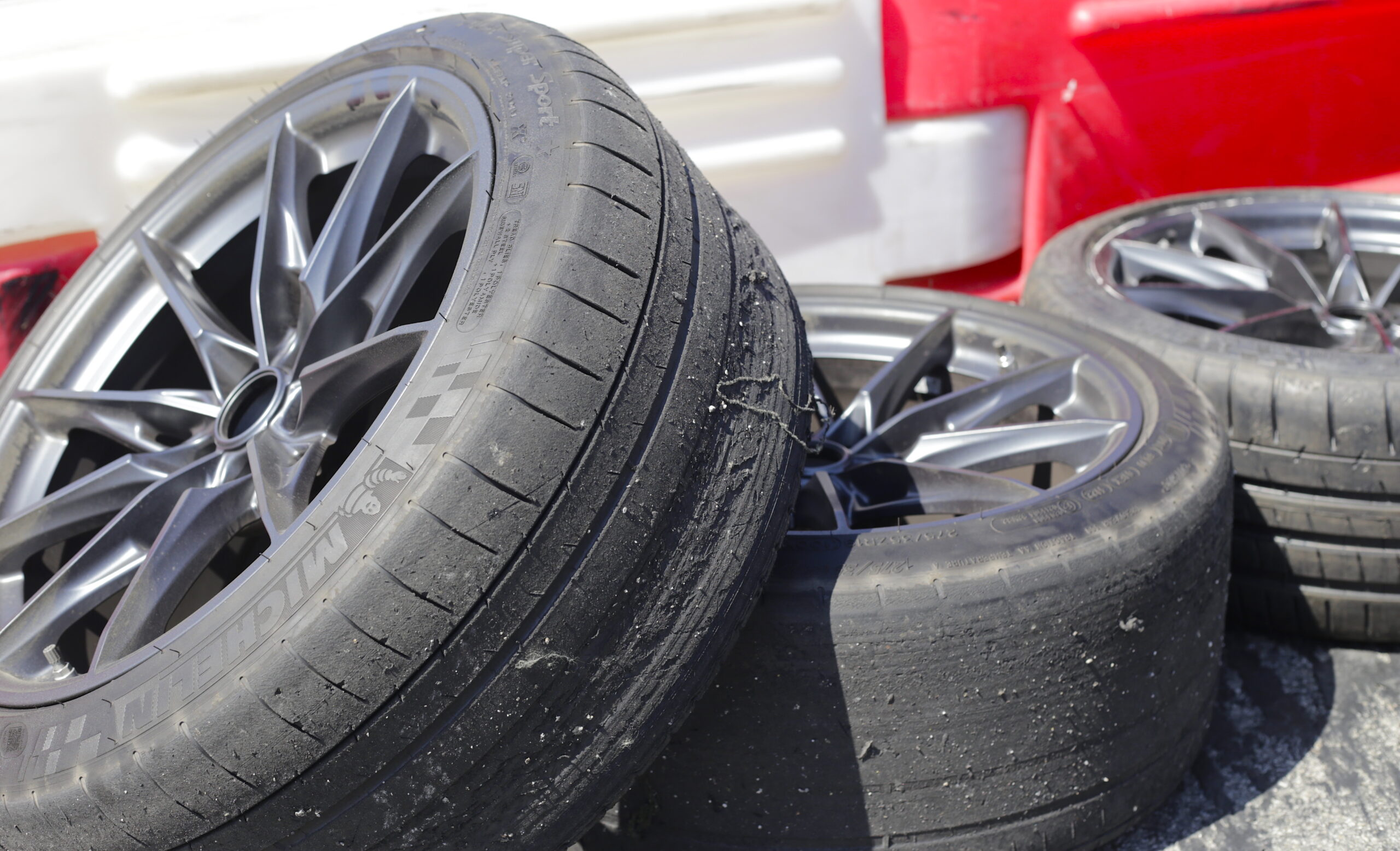 worn tires from drifting