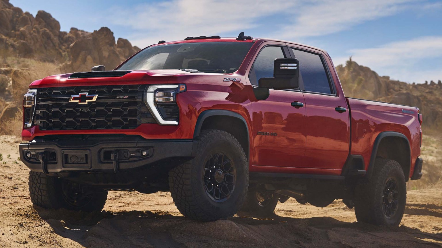 2024 Chevy Silverado HD ZR2 Off-Road Pickup Gets 35s and Multimatic ...