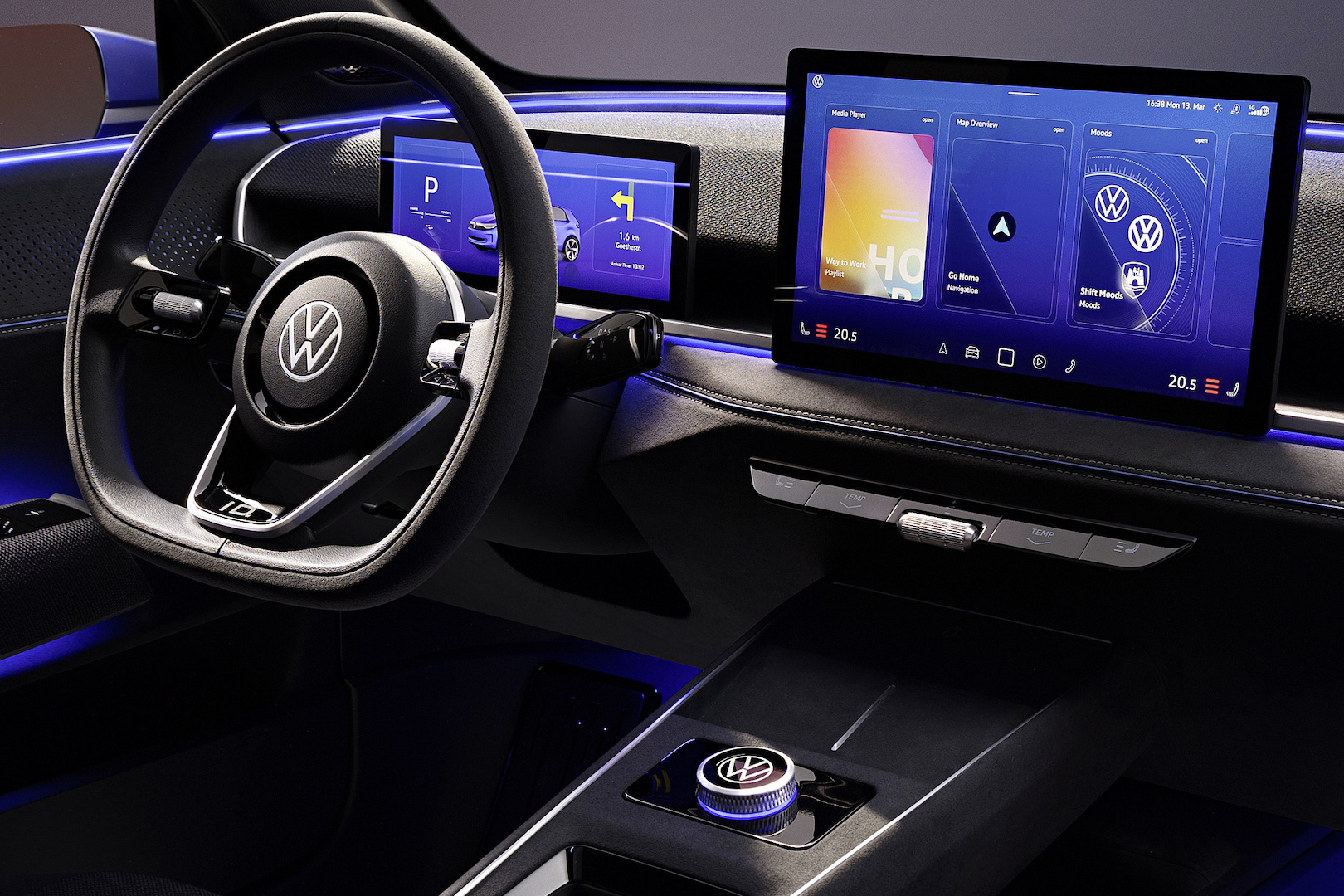 VW ID.2all concept physical controls