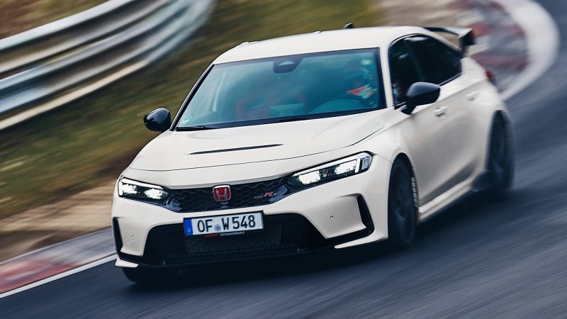 2023 Honda Civic Type R at Nurburgring