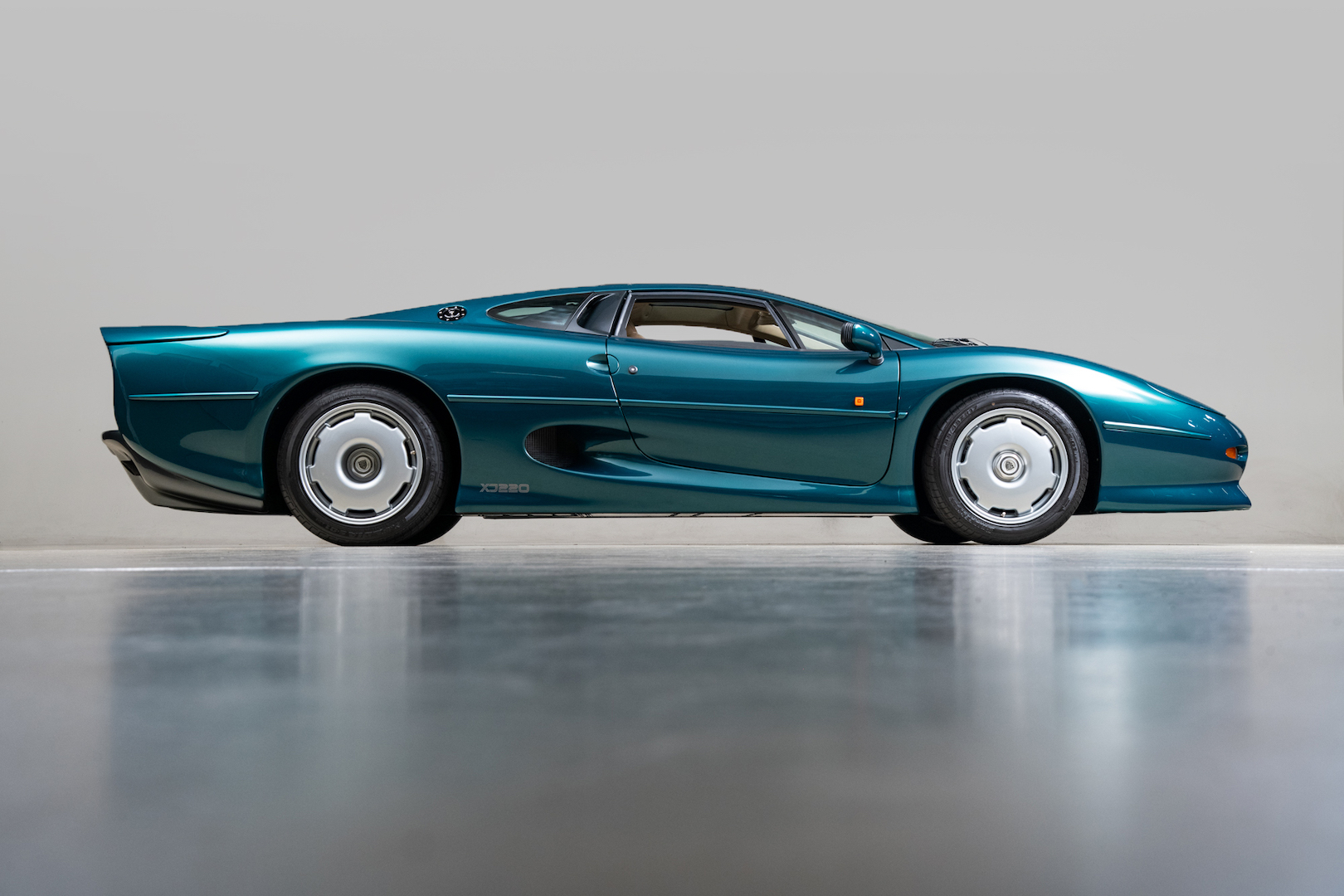 1994 Jaguar XJ220 with just 16 miles on its odometer