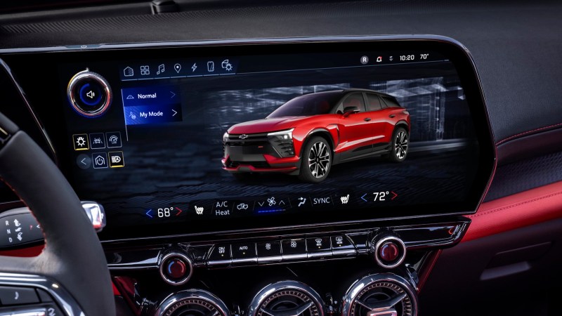 2024 Chevy Blazer SS EV infotainment