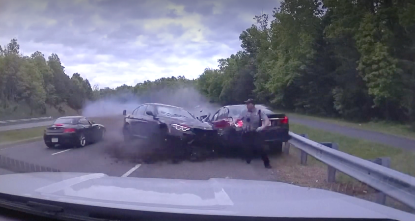 fairfax county police crash bmw m3