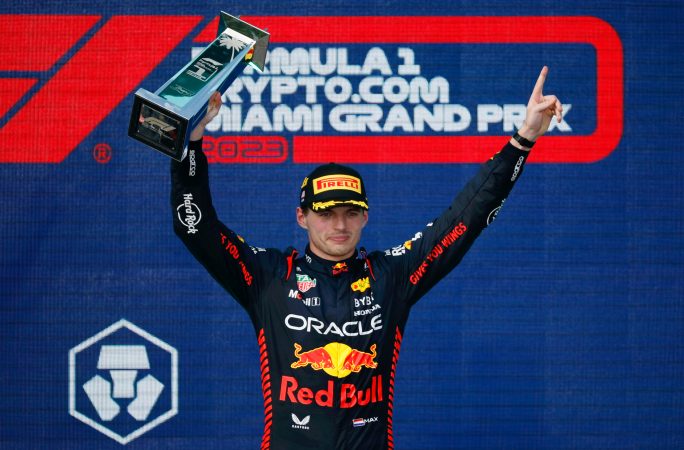 Verstappen Wins F1 Miami GP From Ninth, Perez Second