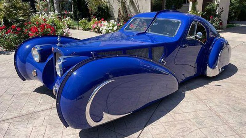 This $125K Bugatti Type 57SC Replica Is Really C4 Corvette Underneath