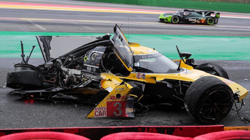 Ganassi Forced To Ship IMSA Cadillac To Le Mans After WEC Car’s Huge Spa Crash