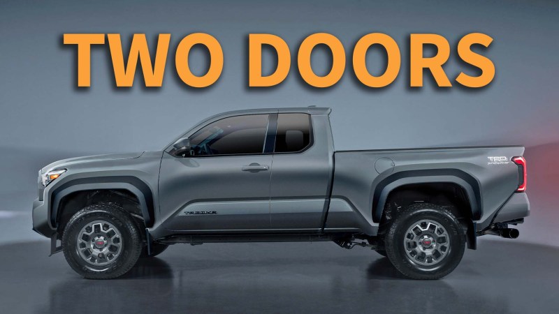 2024 Toyota Tacoma Two-Door, Two-Seat Spec Is a Throwback to Simpler Trucks