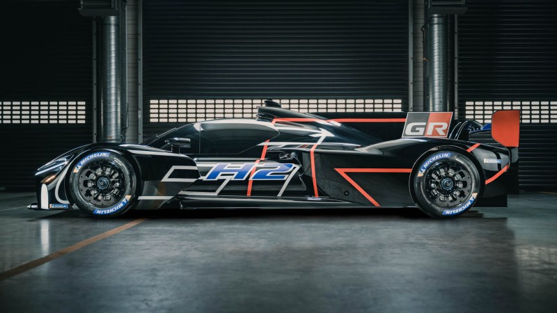 Toyota Shows Off Hydrogen-Burning Le Mans Prototype Race Car
