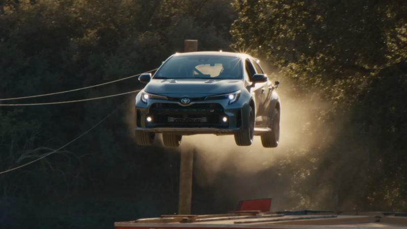 This Meta 2023 Toyota GR Corolla Ad Is Great Corporate Car Content