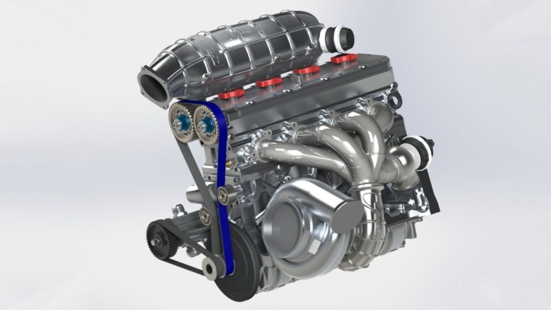 4.0L Four-Cylinder Racing Engine Makes 2,000+ HP