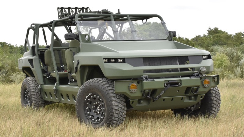 Militarized GMC Hummer EV Breaks Cover For the First Time