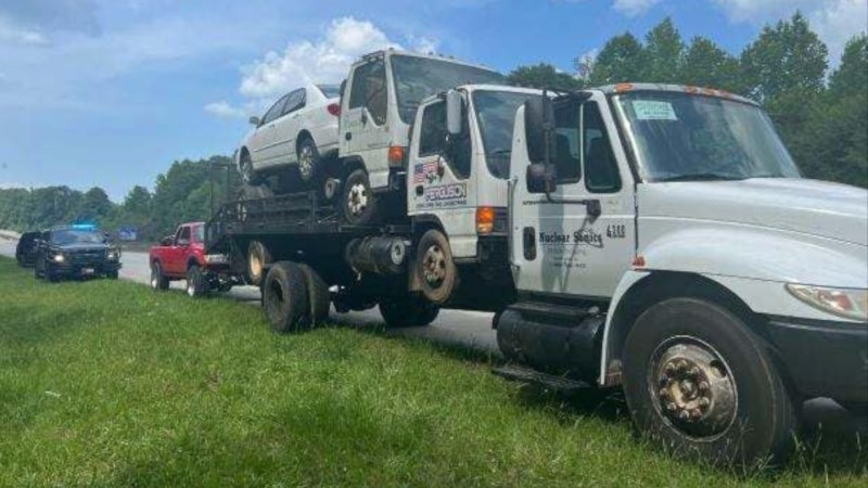 No, You Can’t Stack Multiple Trucks on a Rollback Wrecker