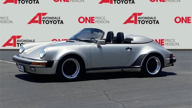 How This Rare 1989 Porsche 911 Speedster Ended Up at a Toyota Dealer