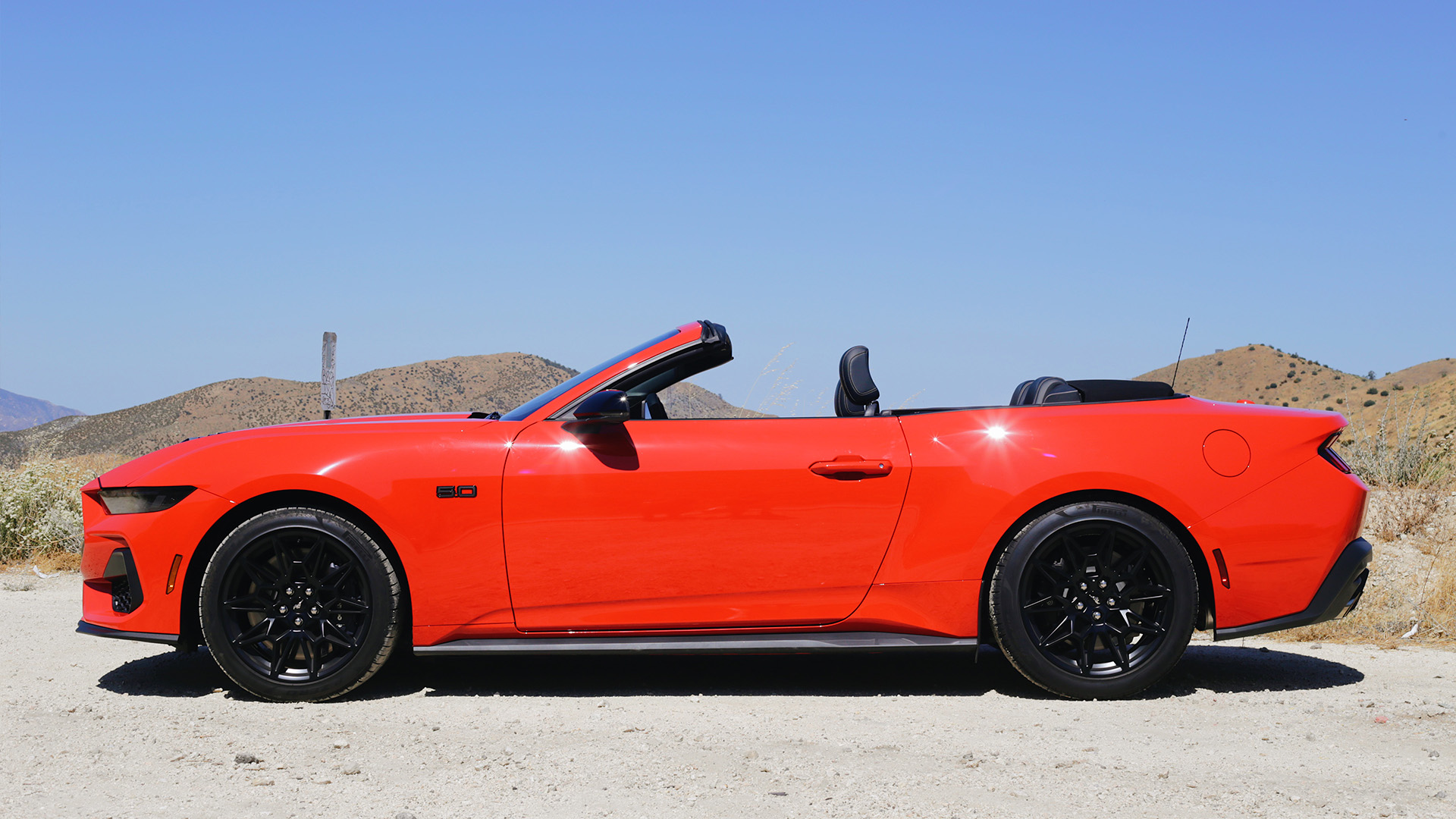 The 2024 Ford Mustang GT convertible