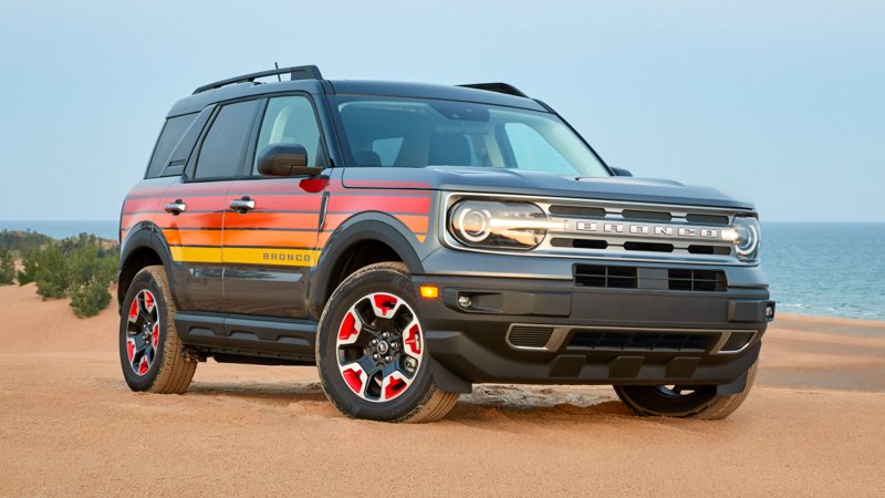 2024 Ford Bronco Sport Gets Retro Graphics and Seats With Free Wheeling Edition