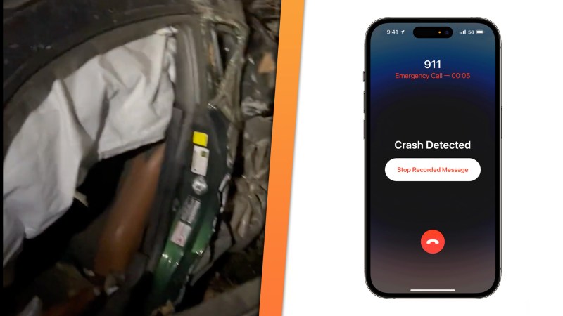 iPhone 14 Crash Detection Saves Driver After 400-Foot Cliff Drop