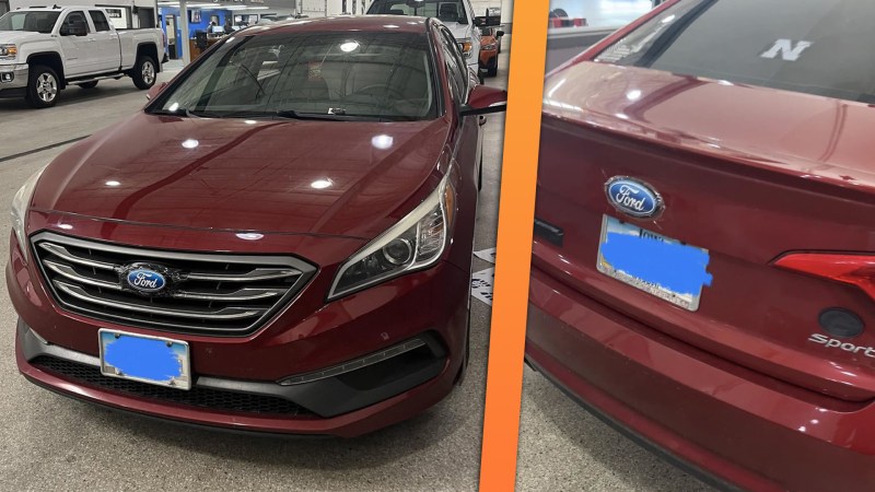 Hyundai Sonata Owner Rebadges Their Car as a Ford to Deter Thieves