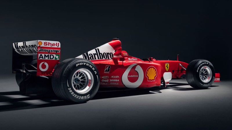Michael Schumacher’s Obscure Ferrari F2001b F1 Car Is Up for Sale