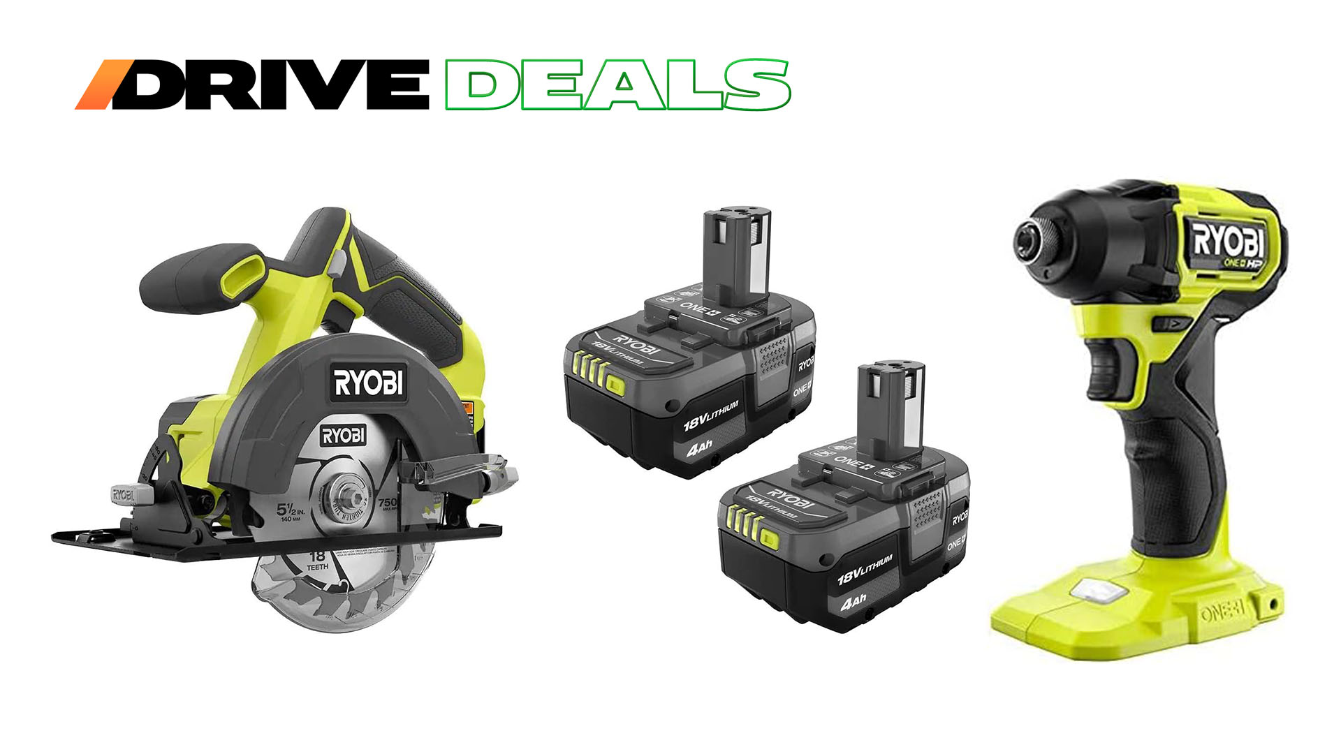 Ryobi Deals at Amazon