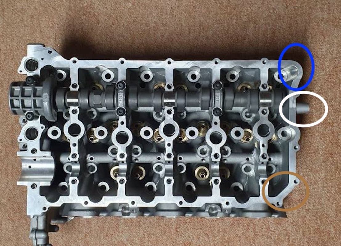 Disassembled VW W10 with details matched to W10 in BMW M5 test mule