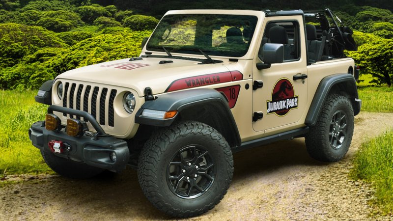 Hunt For Dinosaurs With Jeep’s Limited Edition Jurassic Park Graphics Package