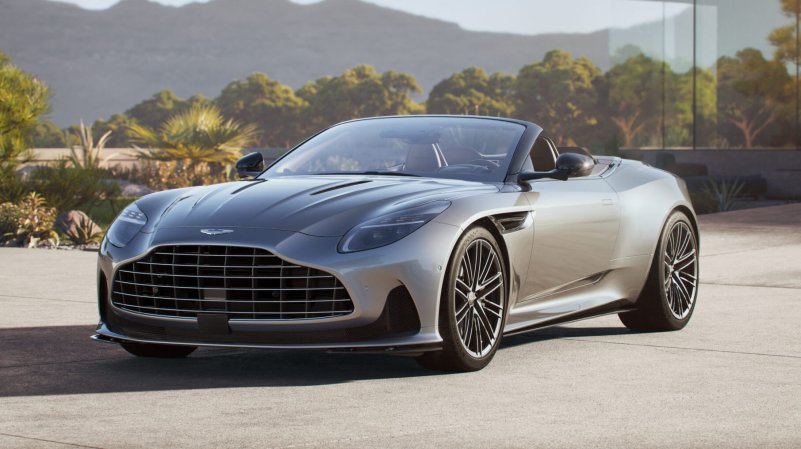 The Aston Martin DB12 Volante Is 202-MPH, V8 Convertible Opulence